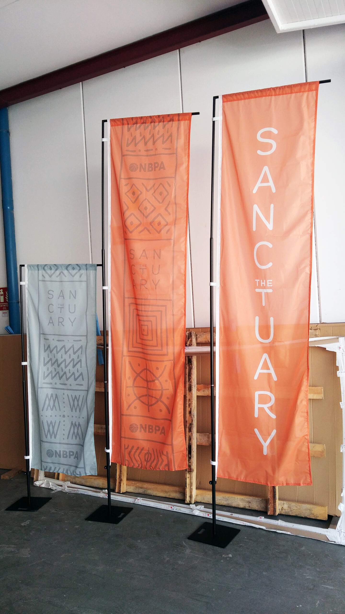 Mástil y Bandera de Sanctuary NBA NBPA Fuengirola