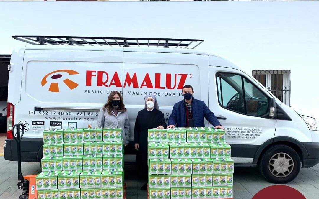 Donación de Framaluz a las Hermanitas de los Pobres